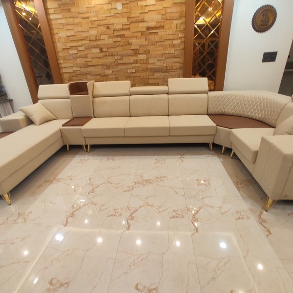 white color 10 seater sofa