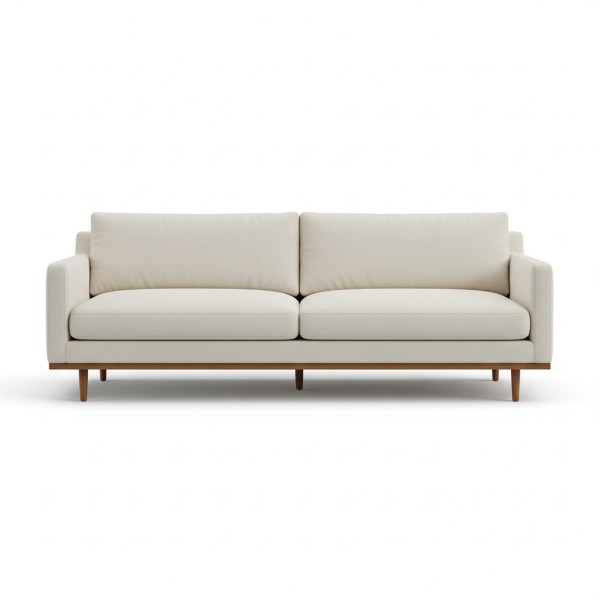 2 seater white colour sofa suhaus