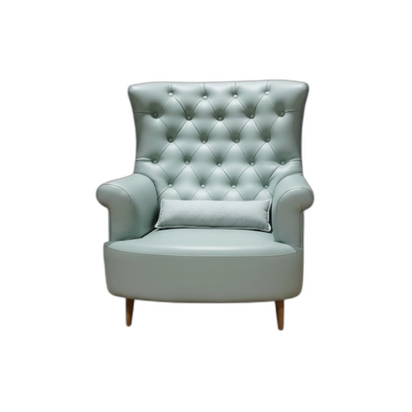 accent chair blue colour