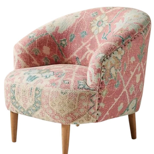 Fabric design accent chair