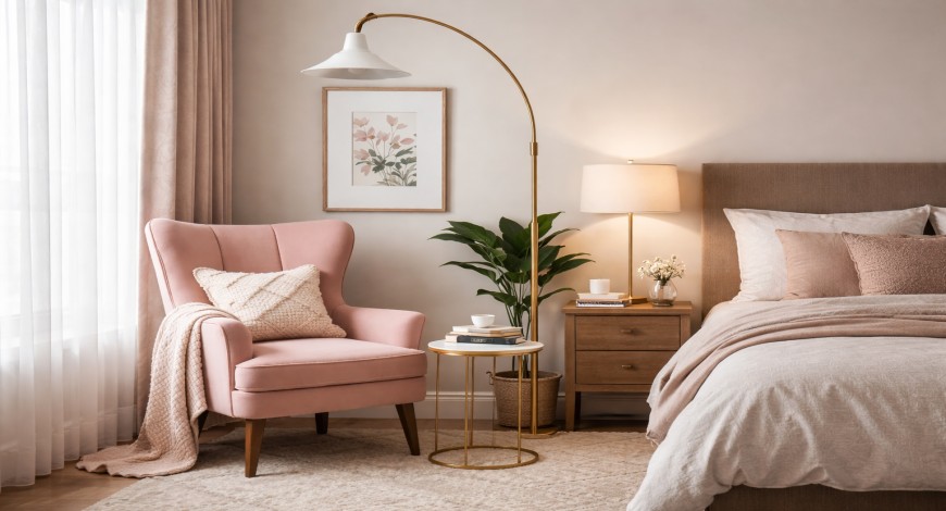 Accent chair for bedrooms