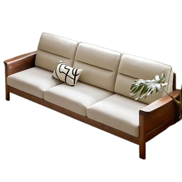 teak wooden sofa