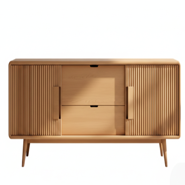 wooden storage under tv