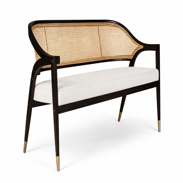 Elegant mid-century modern bench design