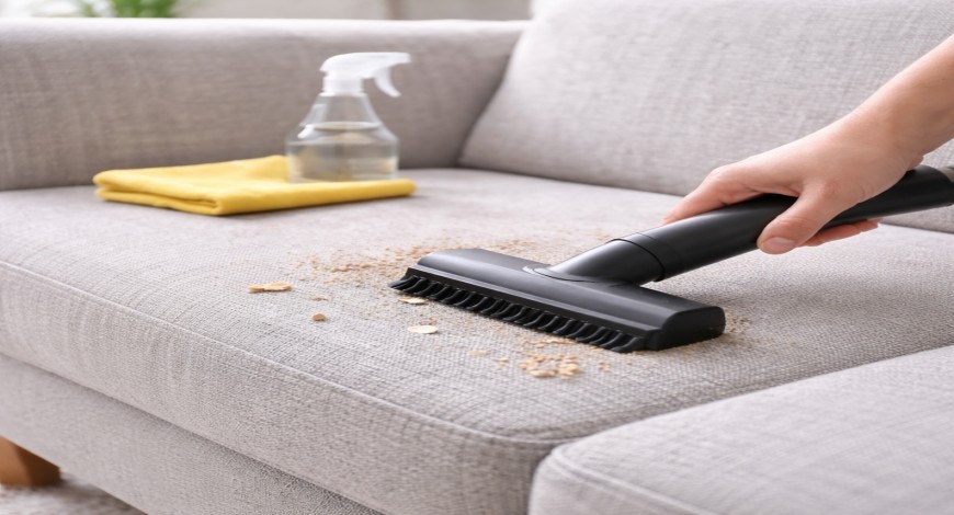 how to clean sofa at home